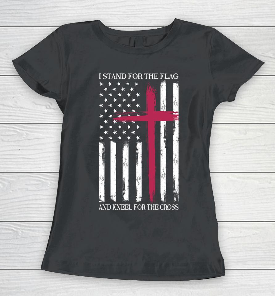 Stand For The Flag Memorial Day Never Forget Veteran Women T-Shirt