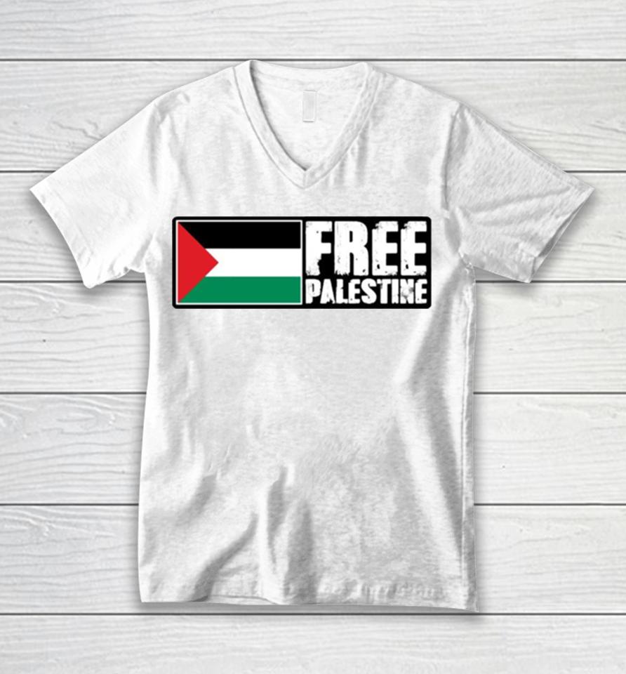 Stand Up Palestine Unisex V-Neck T-Shirt