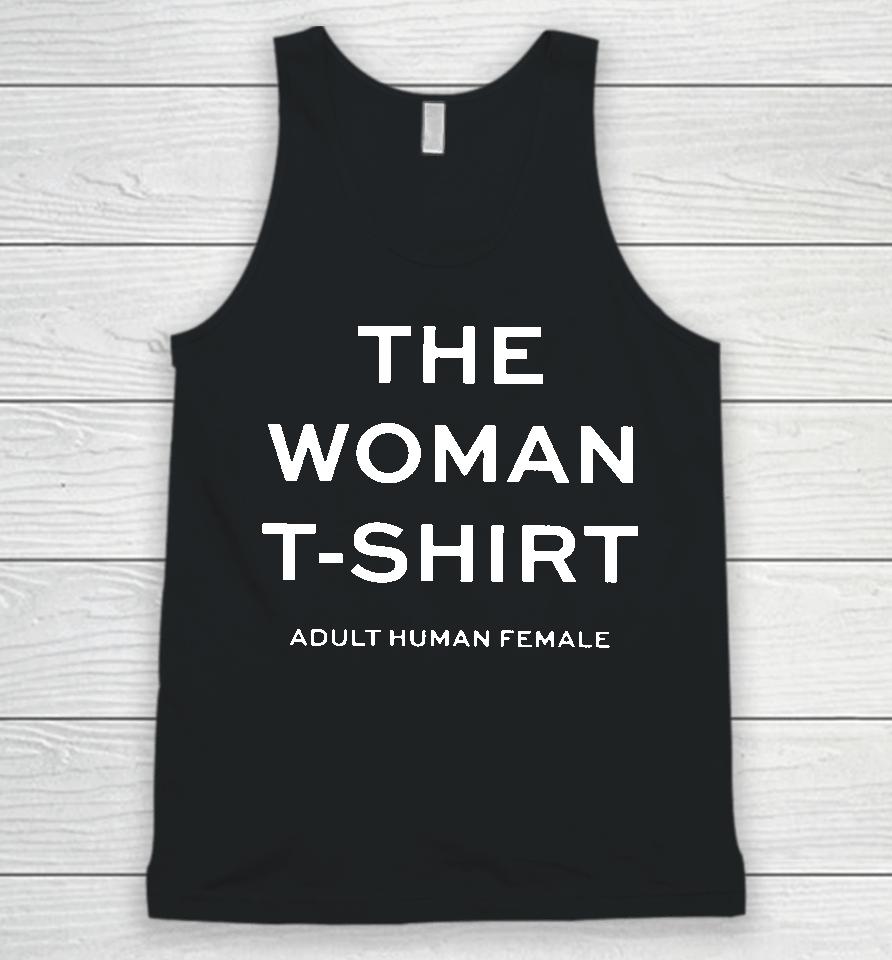 Standingforwomen Merch The Woman T Shirt Adult Human Female Unisex Tank Top