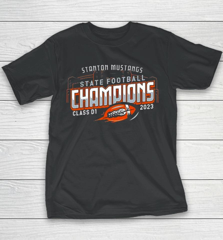 Stanton State Football Champions 2023 Class D1 Youth T-Shirt