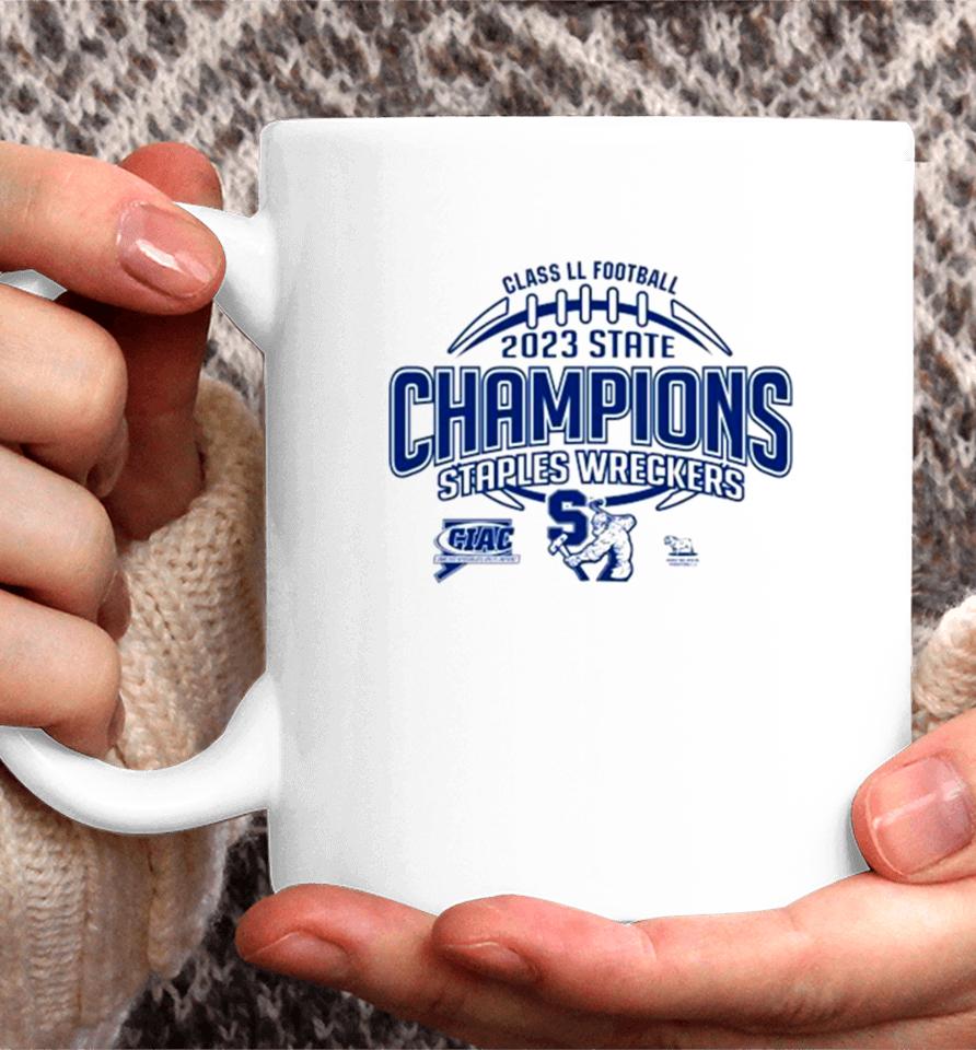 Staples Wreckers Ciac Class Ll Football 2023 State Champions Coffee Mug