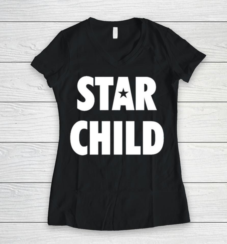 Star Child Classic Women V-Neck T-Shirt