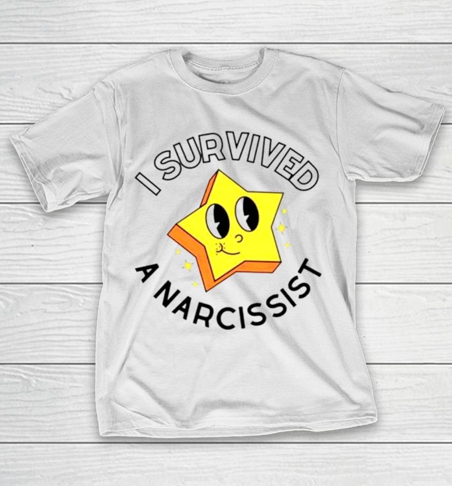 Star I Survived A Narcissist T-Shirt