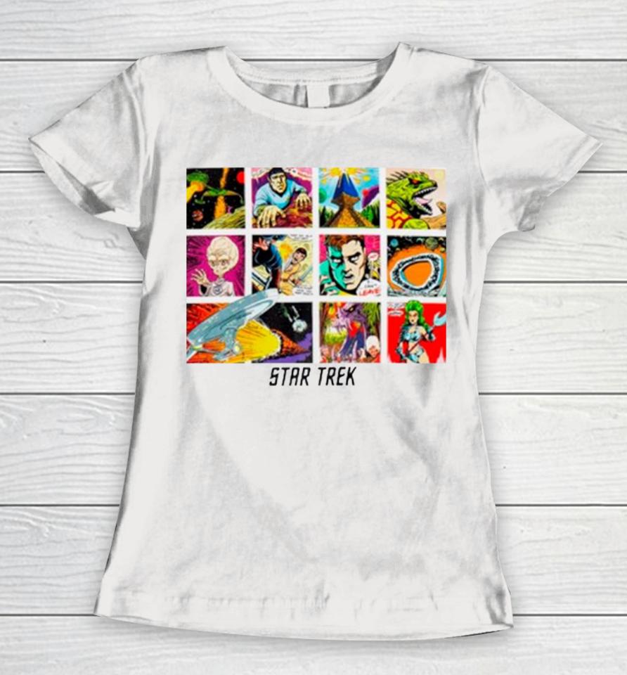 Star Trek Comic Book Women T-Shirt