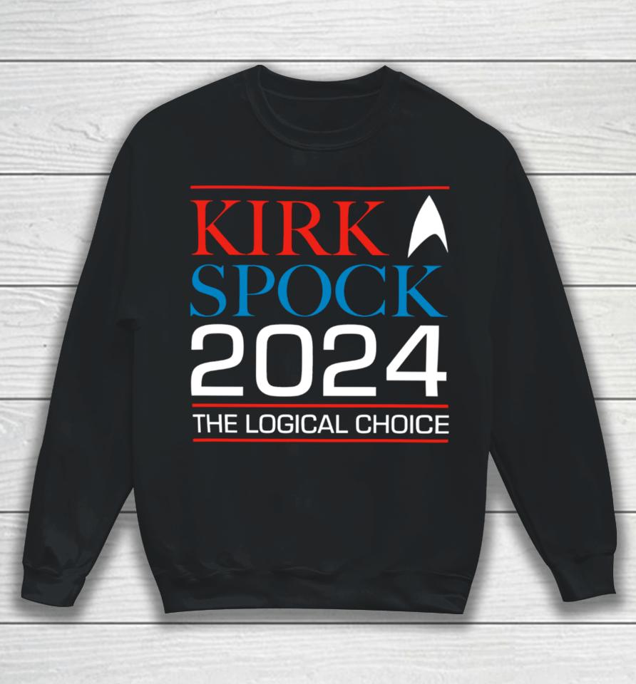 Star Trek The Original Series Kirk &Amp; Spock 2024 Sweatshirt