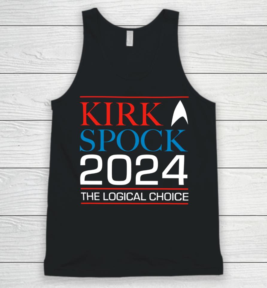 Star Trek The Original Series Kirk &Amp; Spock 2024 Unisex Tank Top