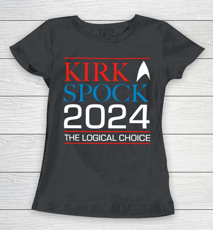 Star Trek The Original Series Kirk &Amp; Spock 2024 Women T-Shirt
