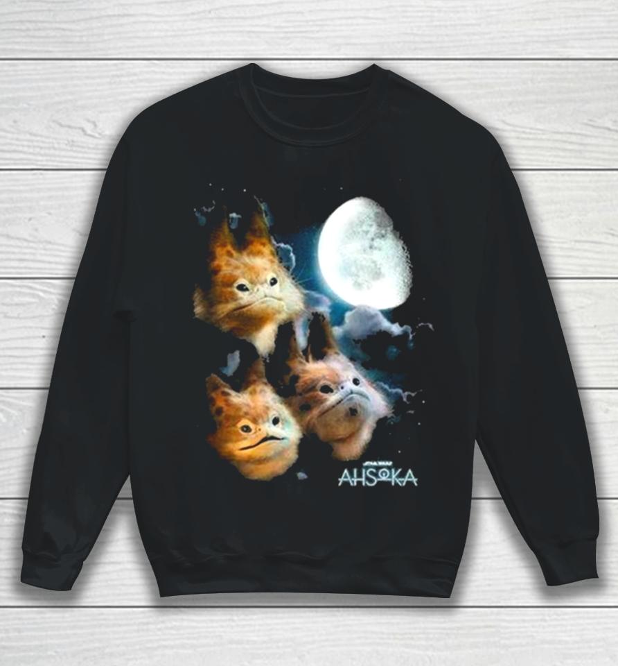 Star Wars Ahsoka Three Loth Cat Moon Sweatshirt