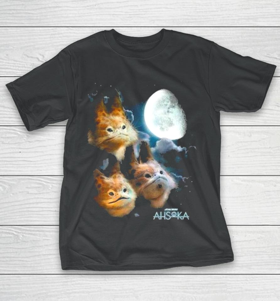 Star Wars Ahsoka Three Loth Cat Moon T-Shirt