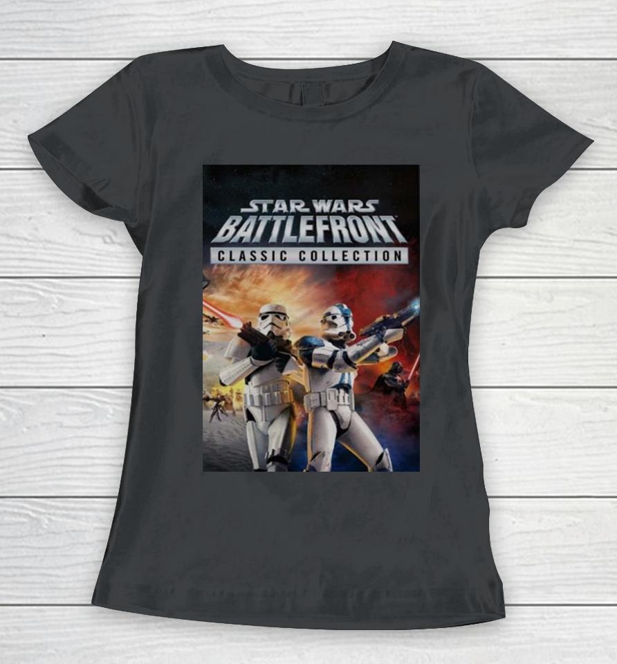 Star Wars Battlefront Classic Collection Launches March 14 Women T-Shirt