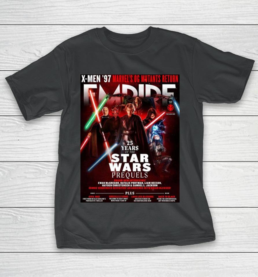 Star Wars Prequels In Empire Magazine To Celebrate 25 Years Of The Prequel Trilogy T-Shirt