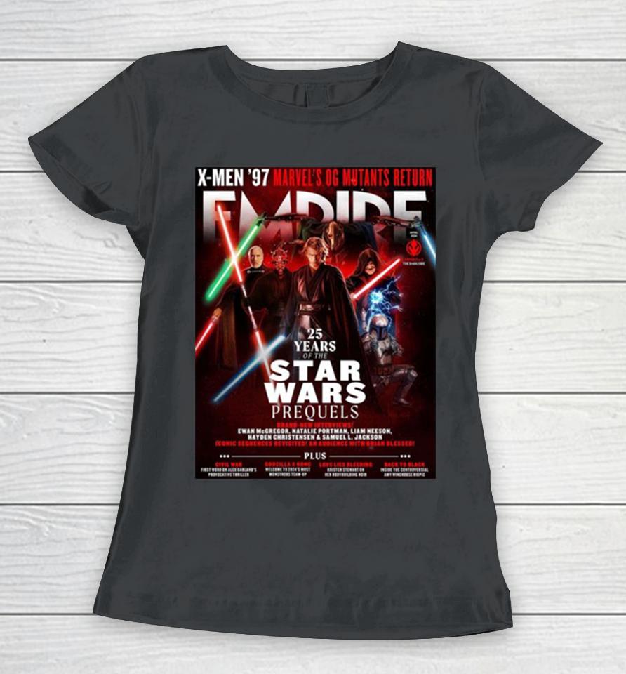 Star Wars Prequels In Empire Magazine To Celebrate 25 Years Of The Prequel Trilogy Women T-Shirt