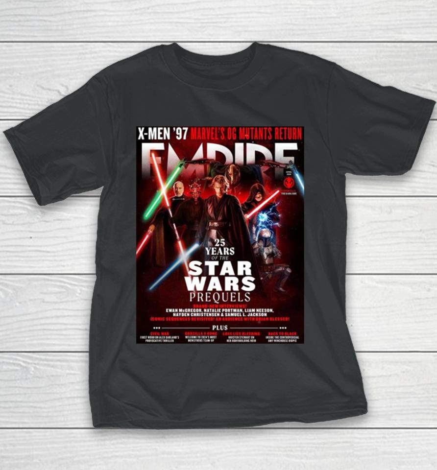 Star Wars Prequels In Empire Magazine To Celebrate 25 Years Of The Prequel Trilogy Youth T-Shirt