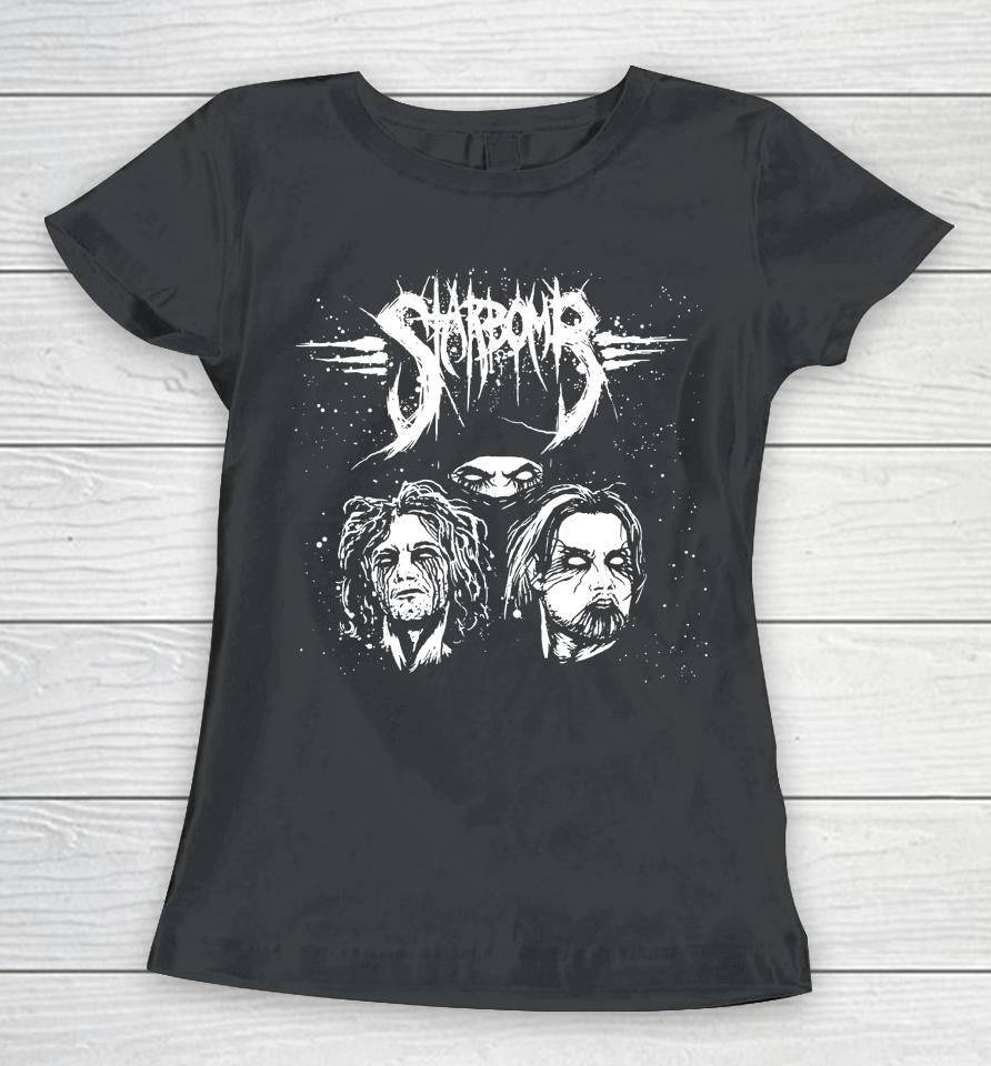Starbomb Black Metal Women T-Shirt