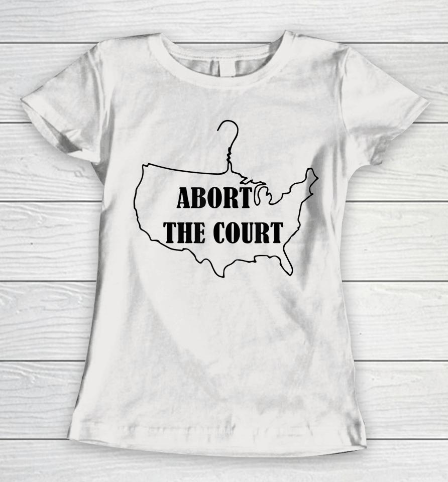 Stars Stripes Reproductive Rights Coat Hanger Pro Choice Women T-Shirt