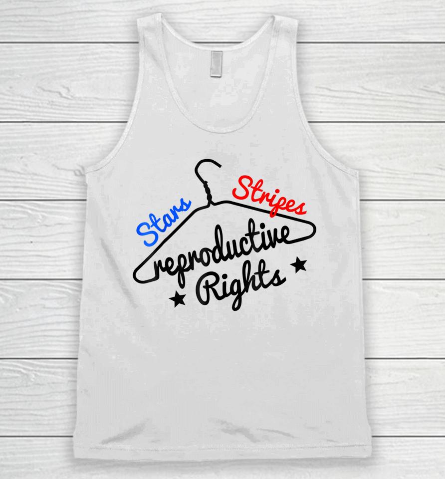 Stars Stripes Reproductive Rights Coat Hanger Pro Choice Unisex Tank Top
