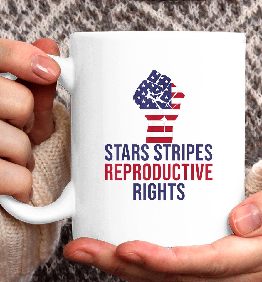 Stars Stripes Reproductive Rights Women American Feminist Coffee Mug