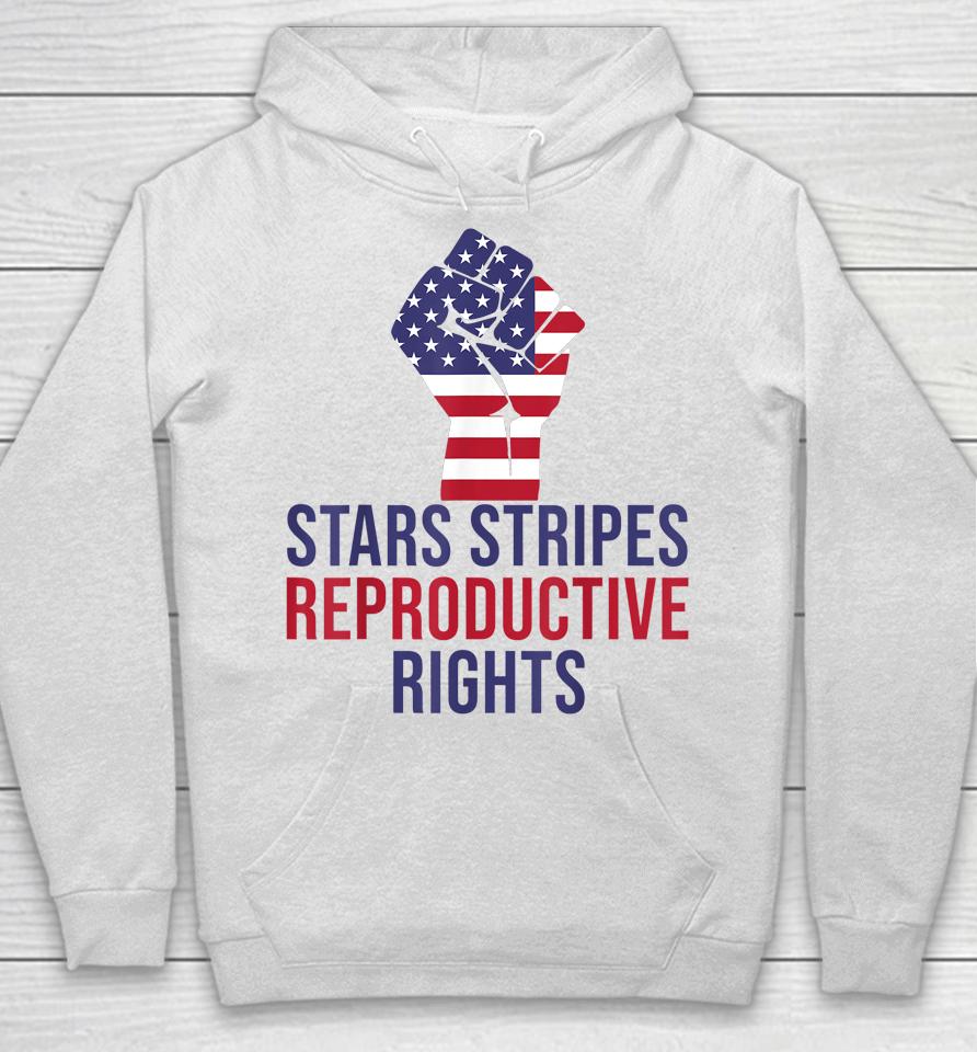 Stars Stripes Reproductive Rights Women American Feminist Hoodie