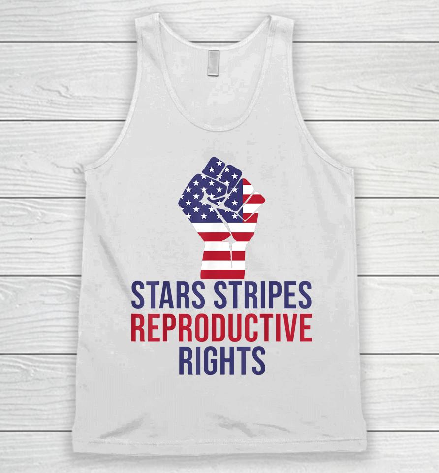 Stars Stripes Reproductive Rights Women American Feminist Unisex Tank Top