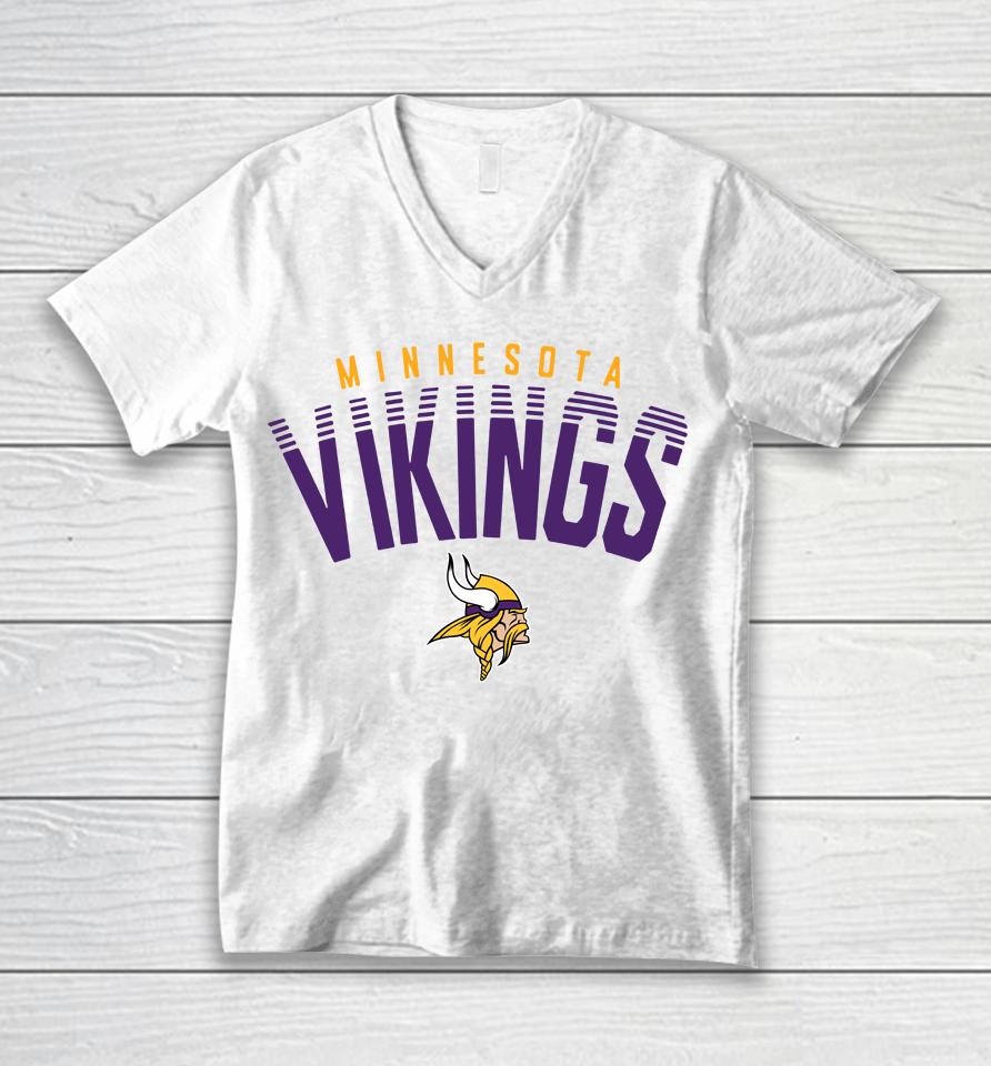Starter Grey Minnesota Vikings Halftime Unisex V-Neck T-Shirt