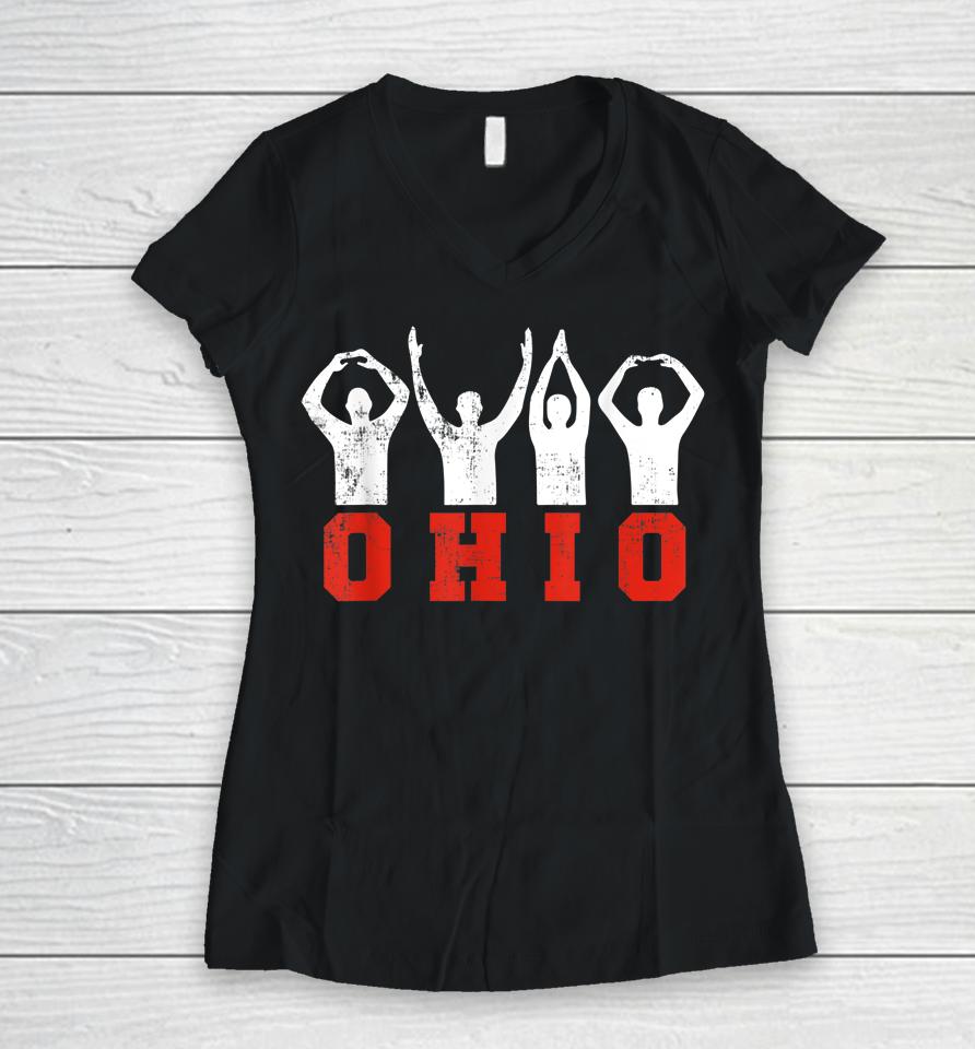 State Of Ohio Ohioan Oh Women V-Neck T-Shirt