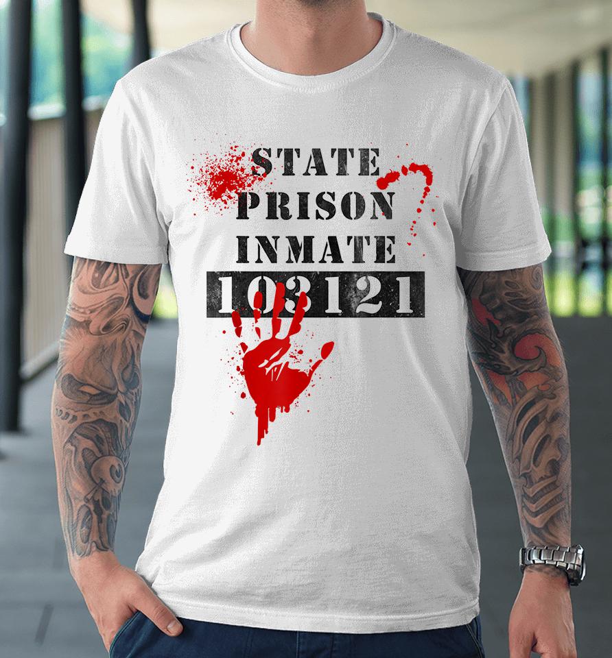 State Prison Inmate 103121 Vintage Halloween Premium T-Shirt