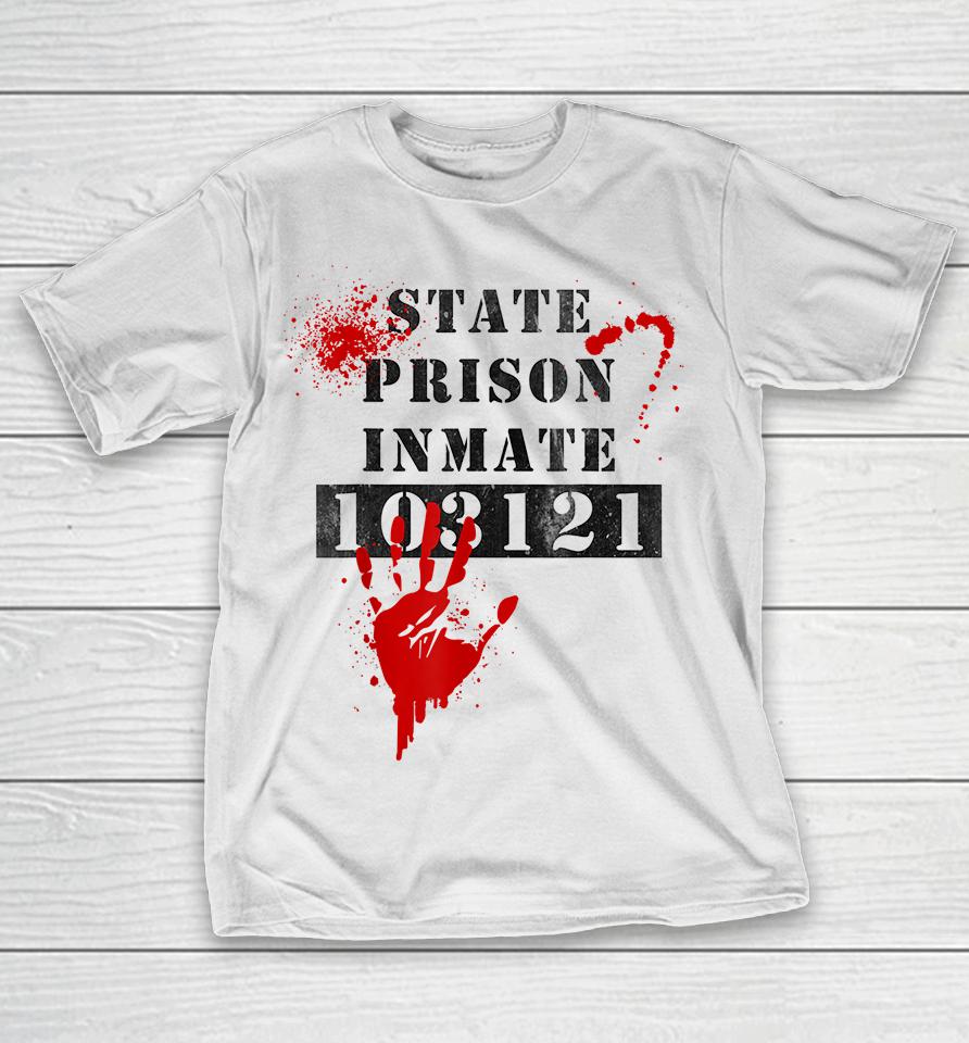 State Prison Inmate 103121 Vintage Halloween T-Shirt