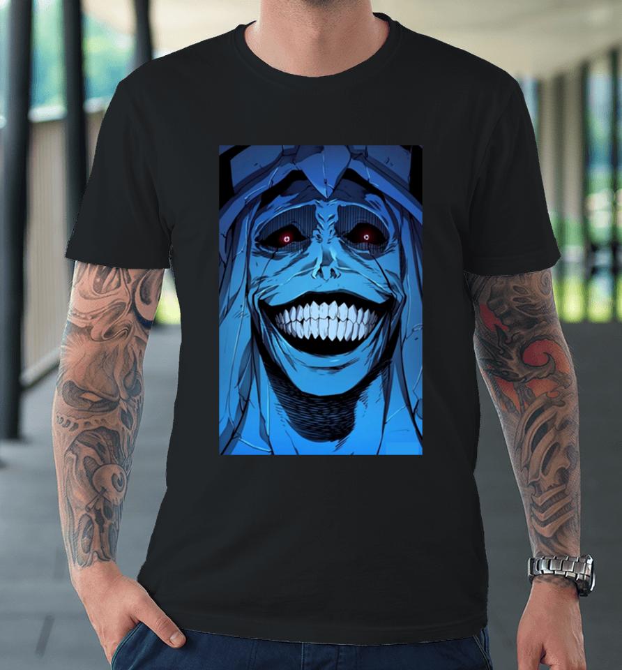 Statue Of God Smiling Menacingly Solo Leveling Premium T-Shirt