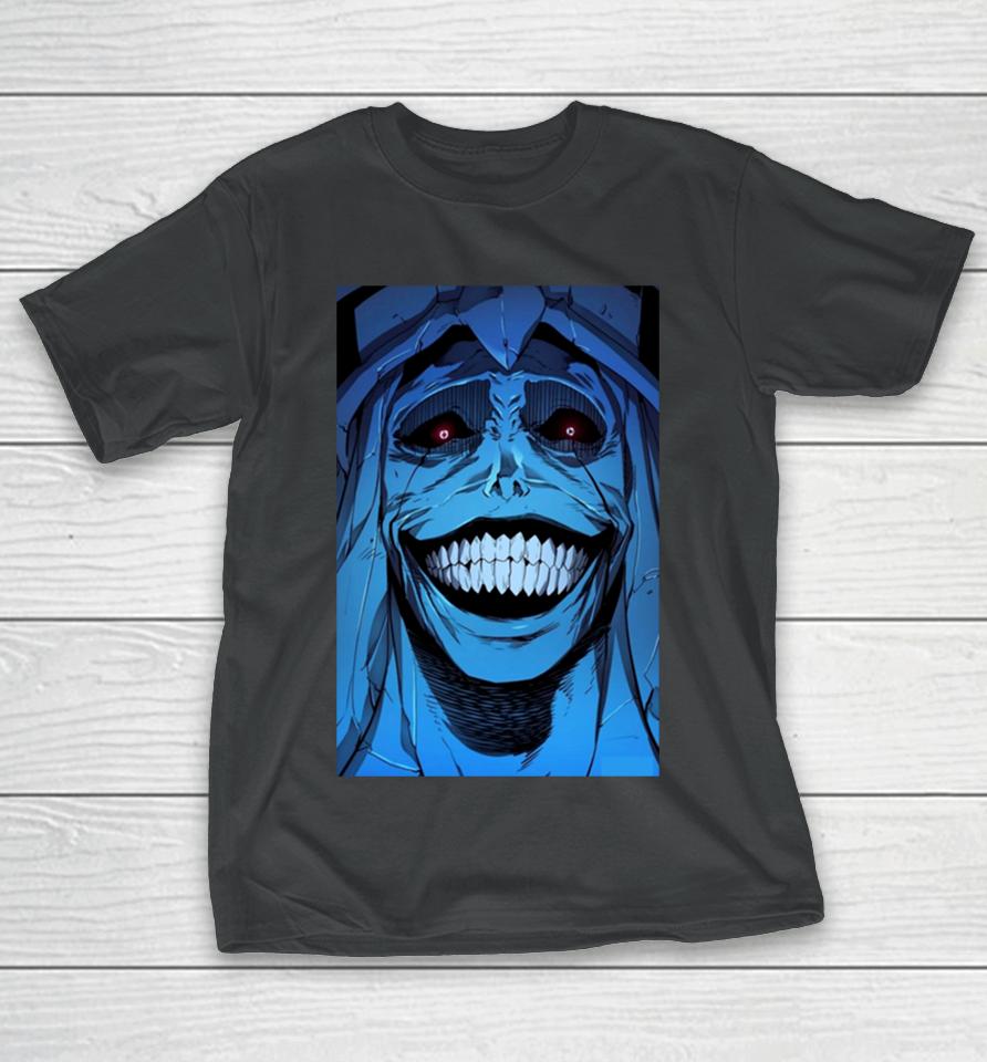 Statue Of God Smiling Menacingly Solo Leveling T-Shirt
