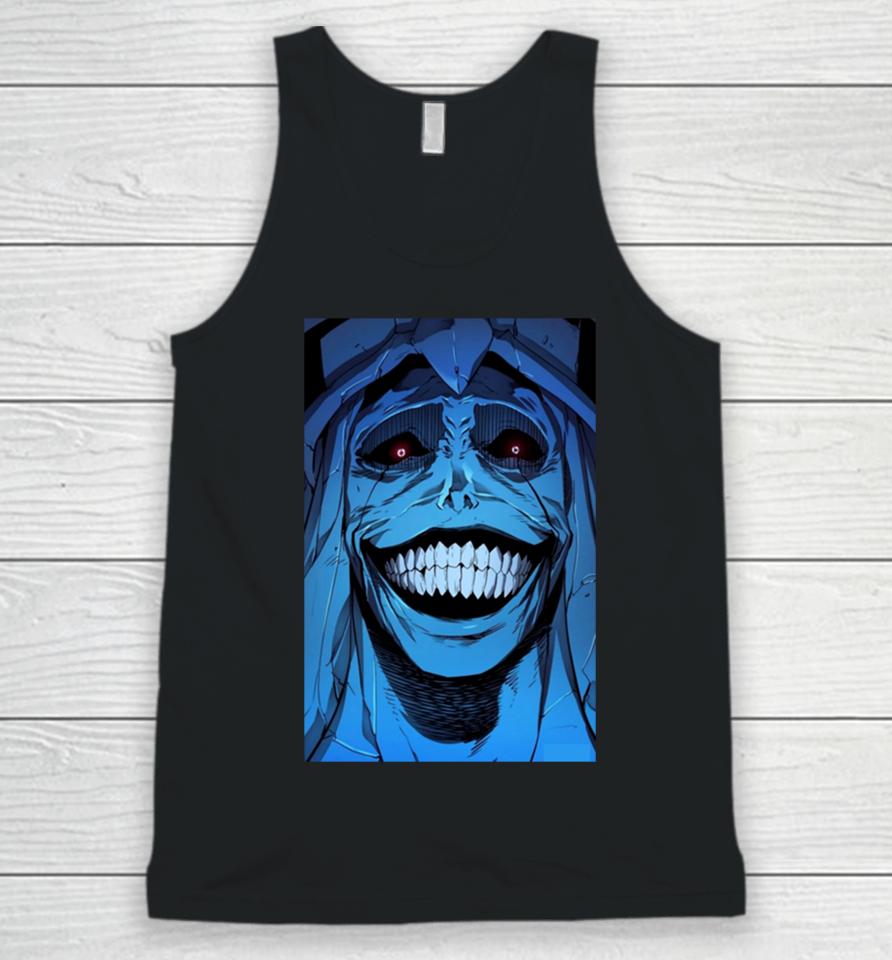 Statue Of God Smiling Menacingly Solo Leveling Unisex Tank Top