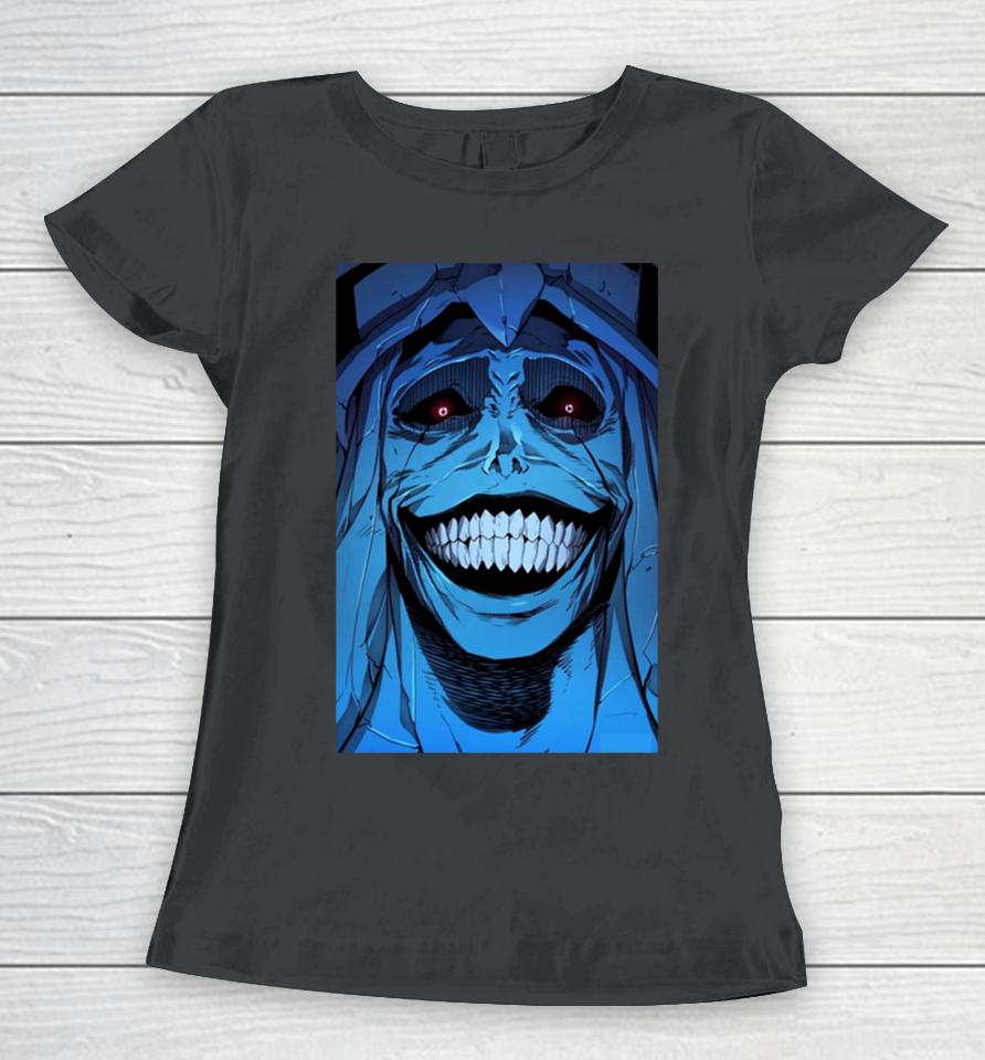 Statue Of God Smiling Menacingly Solo Leveling Women T-Shirt