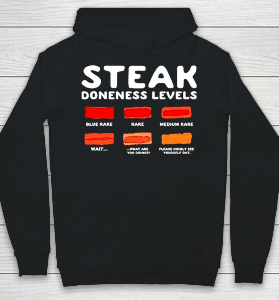 Steak Doneness Levels Hoodie