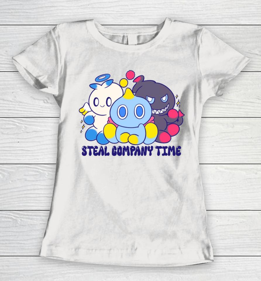 Steal Company Time Women T-Shirt