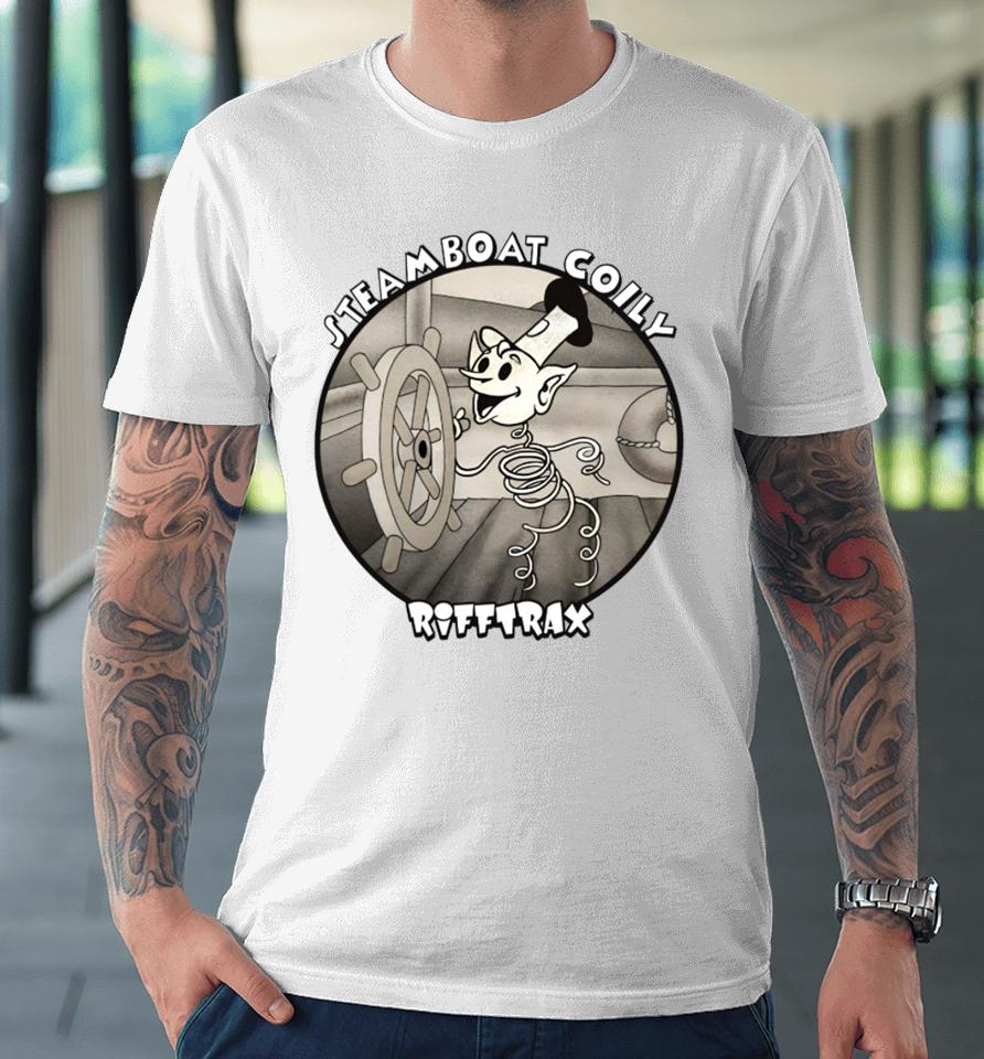Steamboat Coily Rifftrax Premium T-Shirt