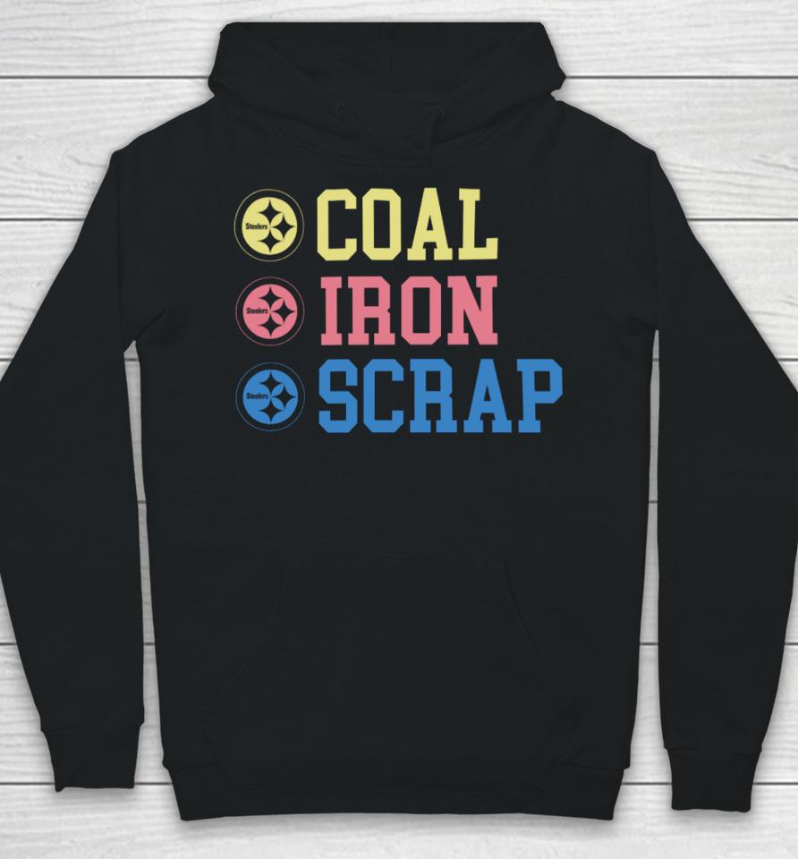 Steelers Coal Iron Scrap Hoodie