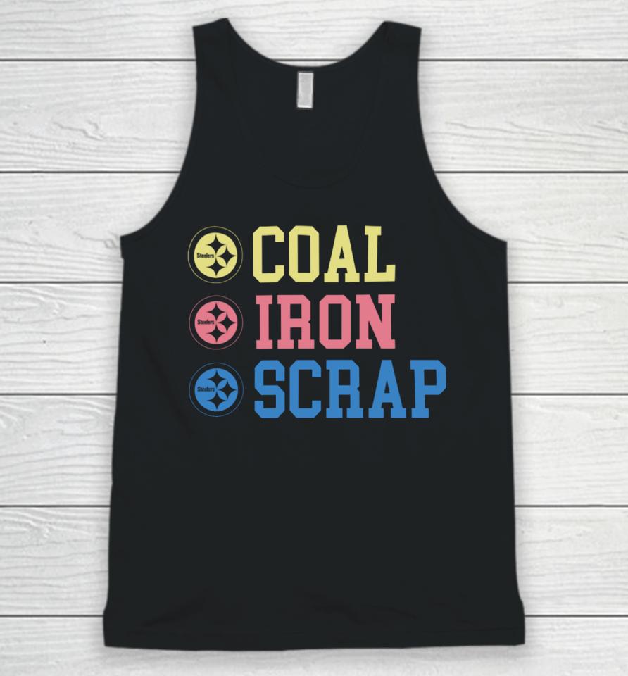 Steelers Coal Iron Scrap Unisex Tank Top