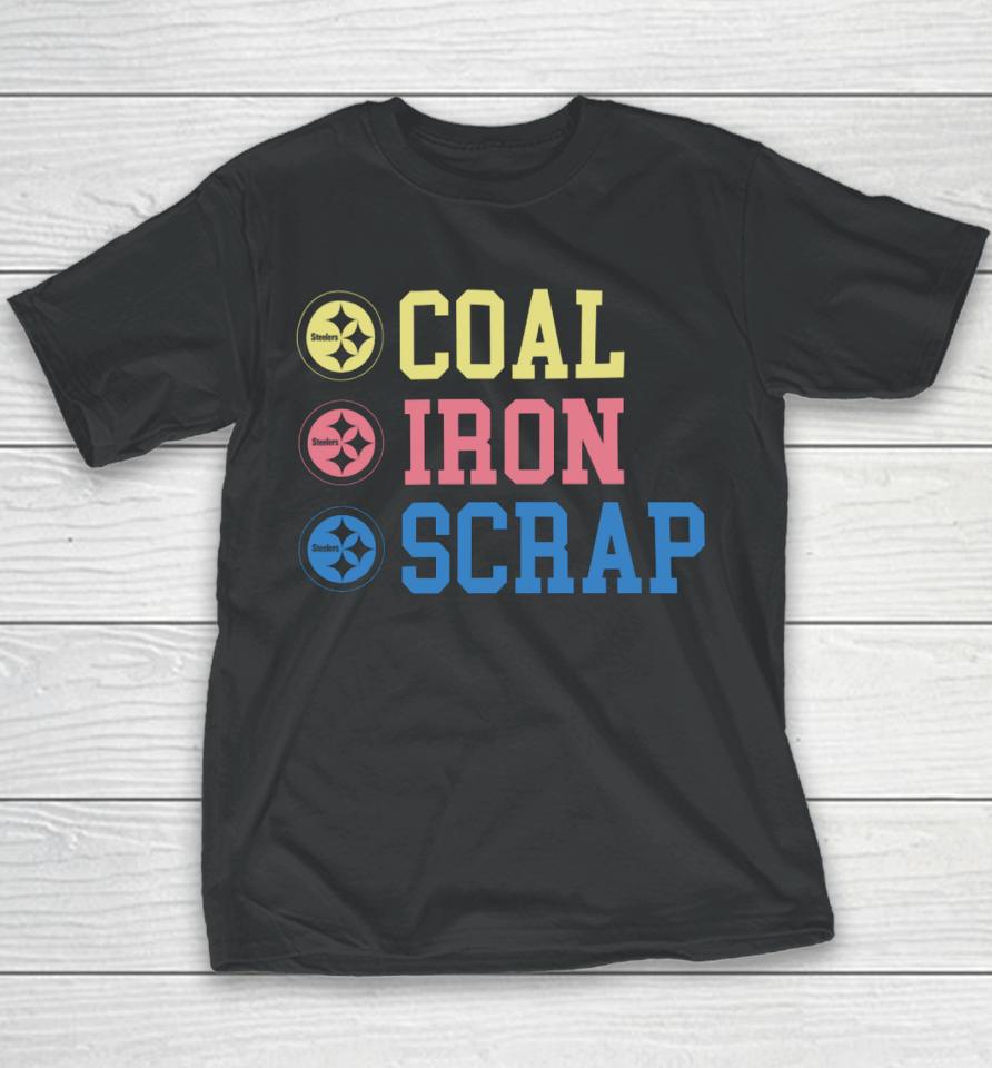 Steelers Coal Iron Scrap Youth T-Shirt