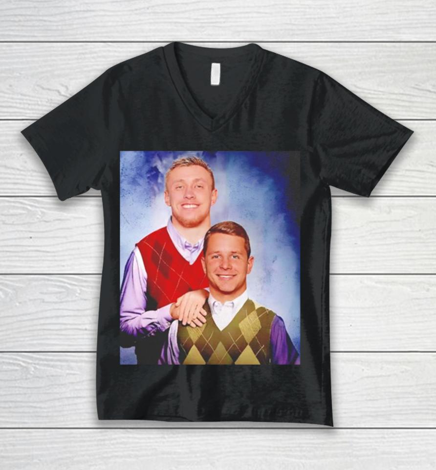 Step Brother Brock Purdy George Kittle Unisex V-Neck T-Shirt