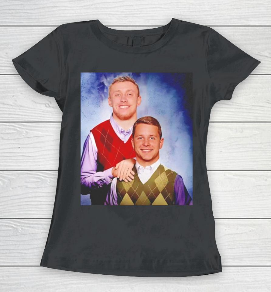 Step Brother Brock Purdy George Kittle Women T-Shirt
