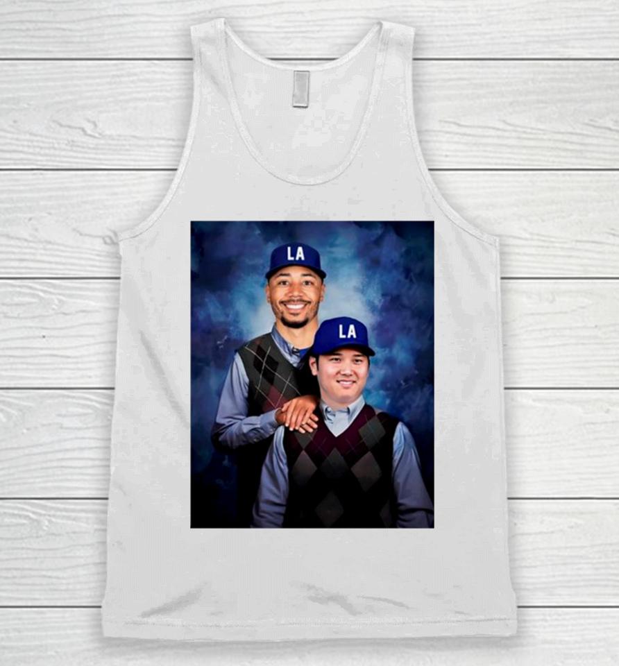 Step Brothers Shohei Othani And Mookie Betts Los Angeles Dodgers Unisex Tank Top