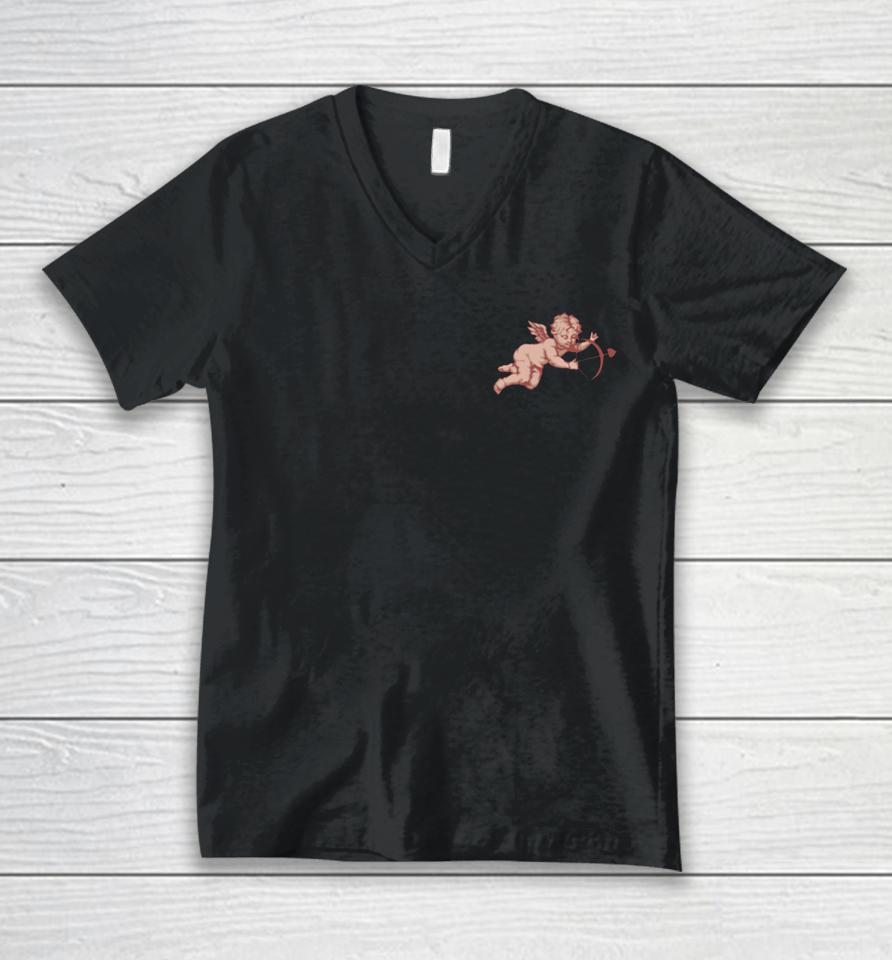 Steph Bohrer Cupid's Hopeless Unisex V-Neck T-Shirt
