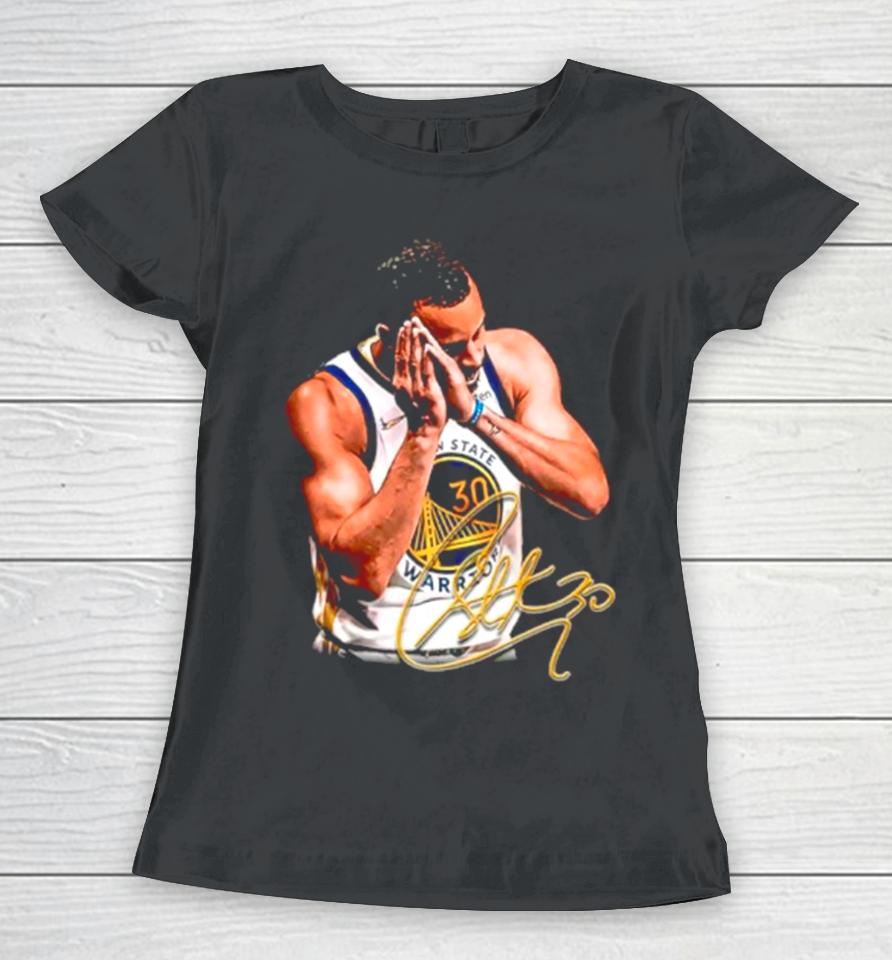 Steph Curry Golden State Warriors Night Night Signature Women T-Shirt