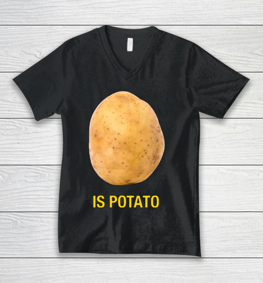 Stephen Colbert Is Potato Unisex V-Neck T-Shirt