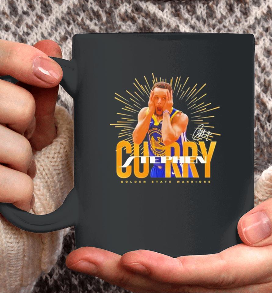Stephen Curry Celly Golden State Warriors Signature Coffee Mug