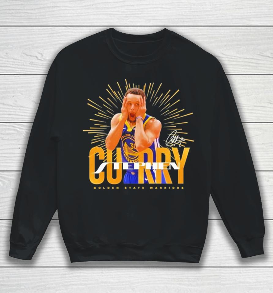 Stephen Curry Celly Golden State Warriors Signature Sweatshirt