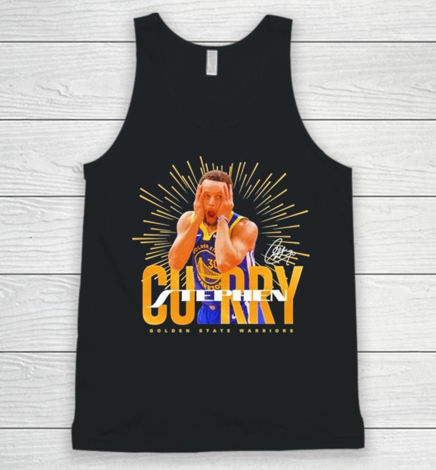 Stephen Curry Celly Golden State Warriors Signature Unisex Tank Top