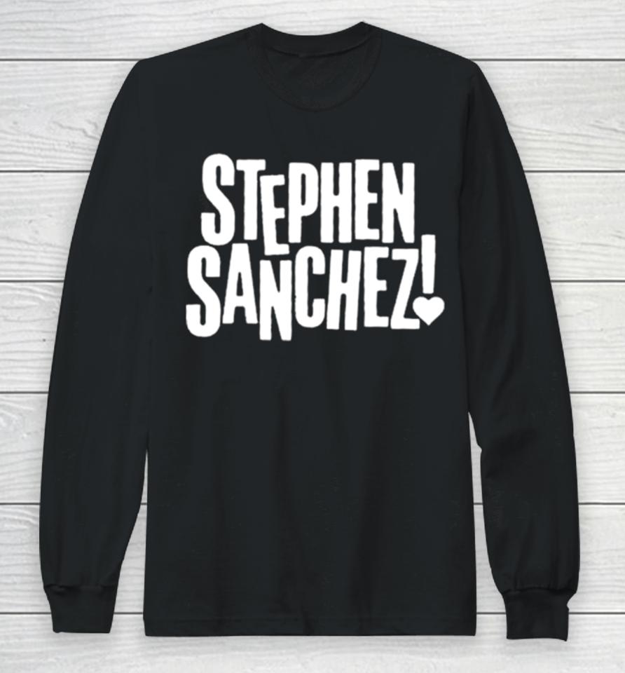 Stephen Sanchez 2024 The Troubadour Takes Europe Long Sleeve T-Shirt