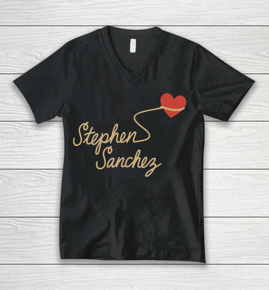 Stephen Sanchez Unisex V-Neck T-Shirt