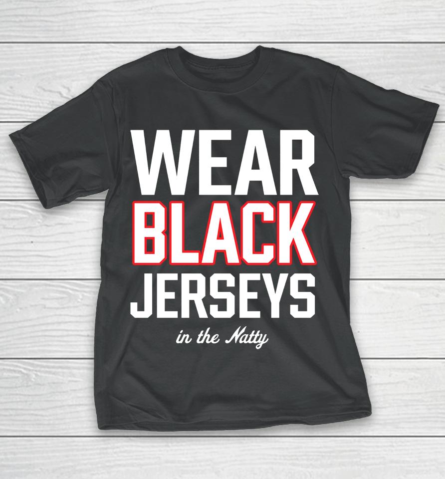 Stetson Bennett Wearing Wear Black Jerseys In The Natty T-Shirt