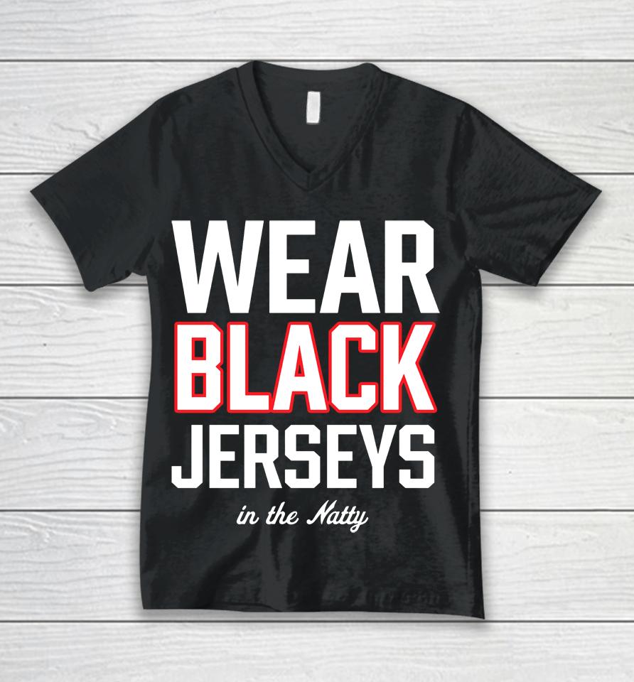 Stetson Bennett Wearing Wear Black Jerseys In The Natty Unisex V-Neck T-Shirt